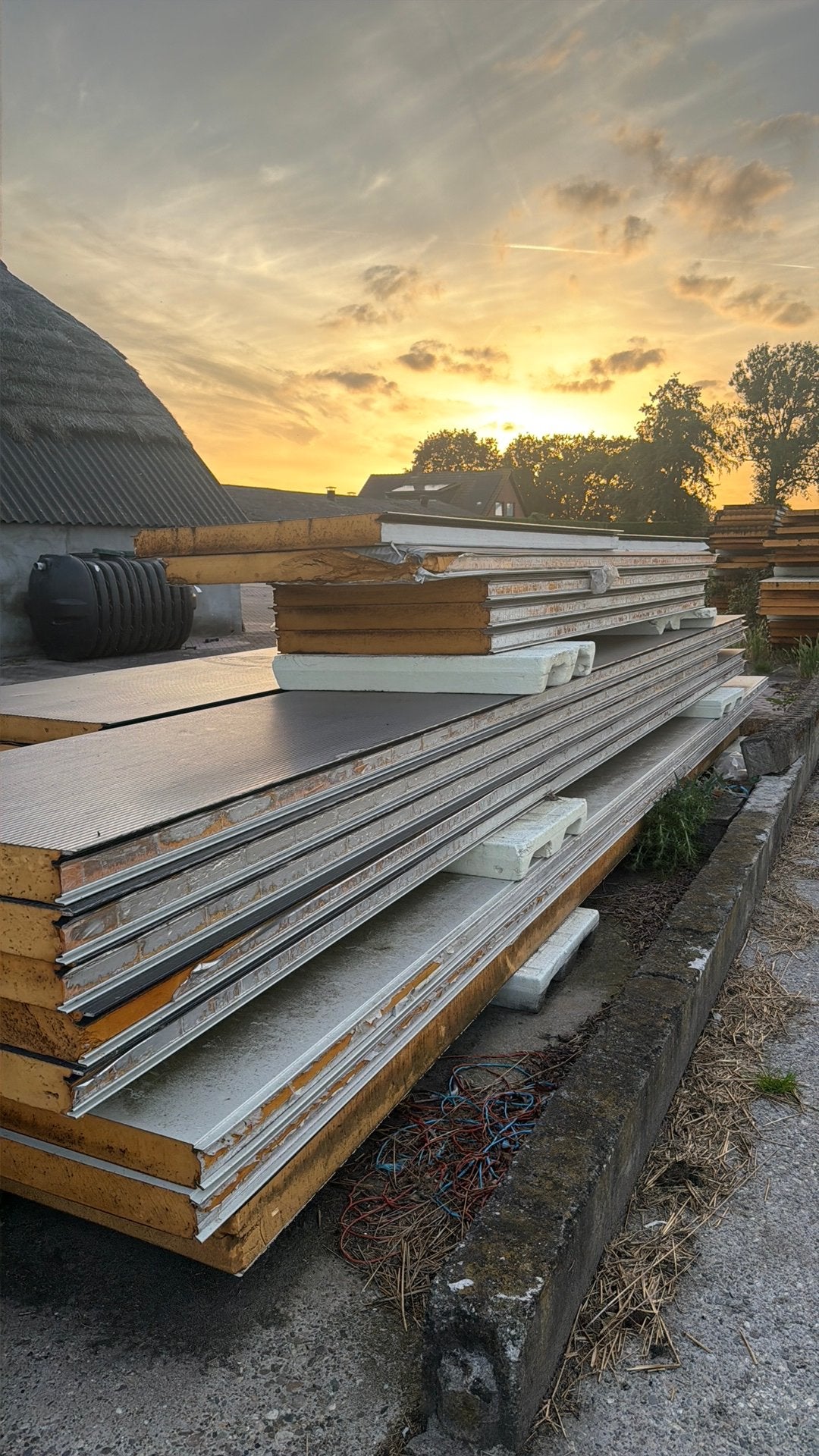 Sandwichpanelen 100mm, Doe-het-zelf en Verbouw, Platen en Panelen, Ophalen of Verzenden