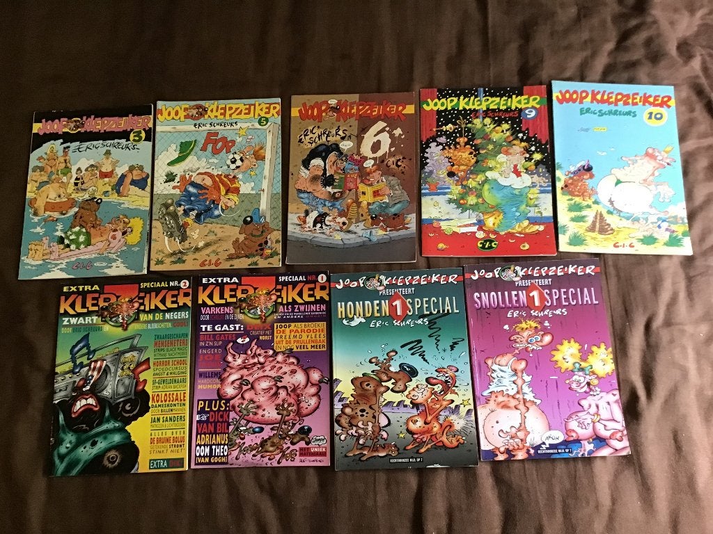 14 uitgaves van Eric Schreurs en Hein de Kort, Boeken, Stripboeken, Meerdere stripboeken, Ophalen of Verzenden, Gelezen
