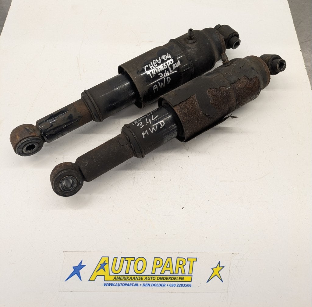 Chevrolet Transsport Versatrak achter schokbreker 2002-2005, Gebruikt, Info@gm.com, Ophalen of Verzenden, P.O. BOX 33170 Detroit, MI 48232-5170