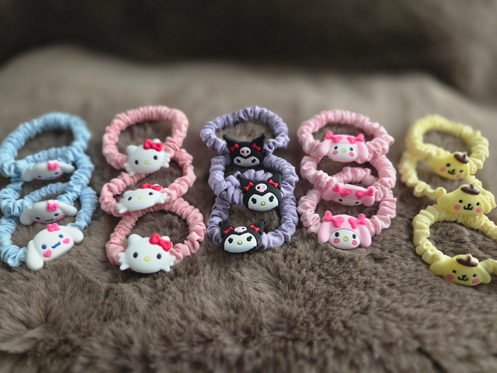 Nieuwe Sanrio Kawaii Haarelastiekjes Set (15 stuks), Ophalen of Verzenden, Nieuw, Haarspeld