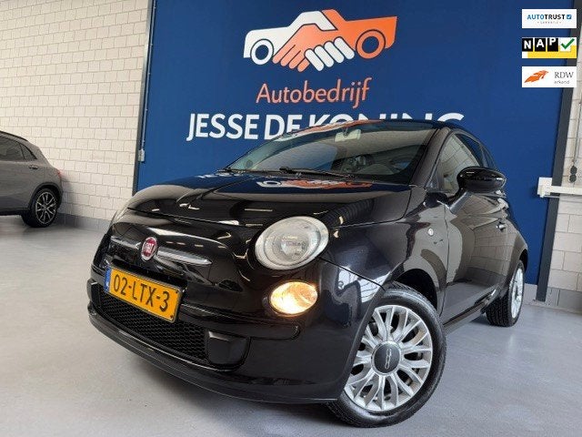 Fiat 500 1.2 Pop Automaat / bj.2010 / kleur: zwart / Airco /, Auto's, Euro 5, Gebruikt, 1242 cc, 4 cilinders