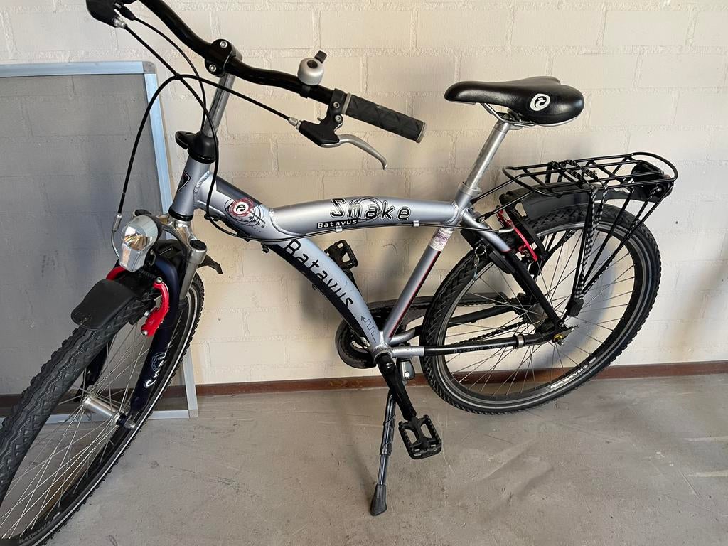 Batavus Snake Kinderfiets - Zilver/Zwart, Minder dan 49 cm, Ophalen, Gebruikt, Batavus