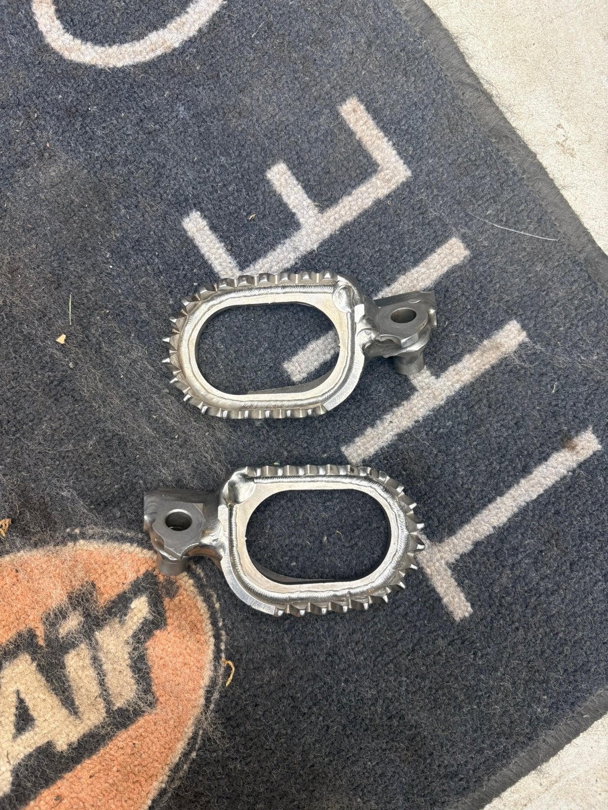 Scar titanium voetsteunen yz 125, Ophalen of Verzenden