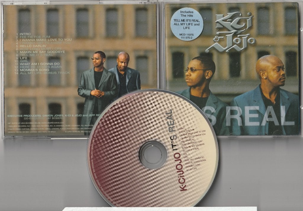 K-Ci & JoJo - It's Real, Cd's en Dvd's, Ophalen of Verzenden, 1990 - 1999, Zo goed als nieuw