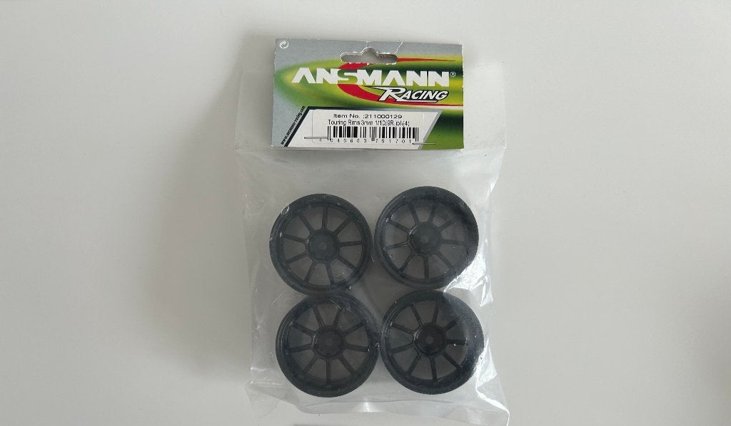 Ansmann Racing 211000129 touring rims 3mm nieuw 1/10 rc auto, Hobby en Vrije tijd, Ophalen of Verzenden, Nieuw, Onderdeel