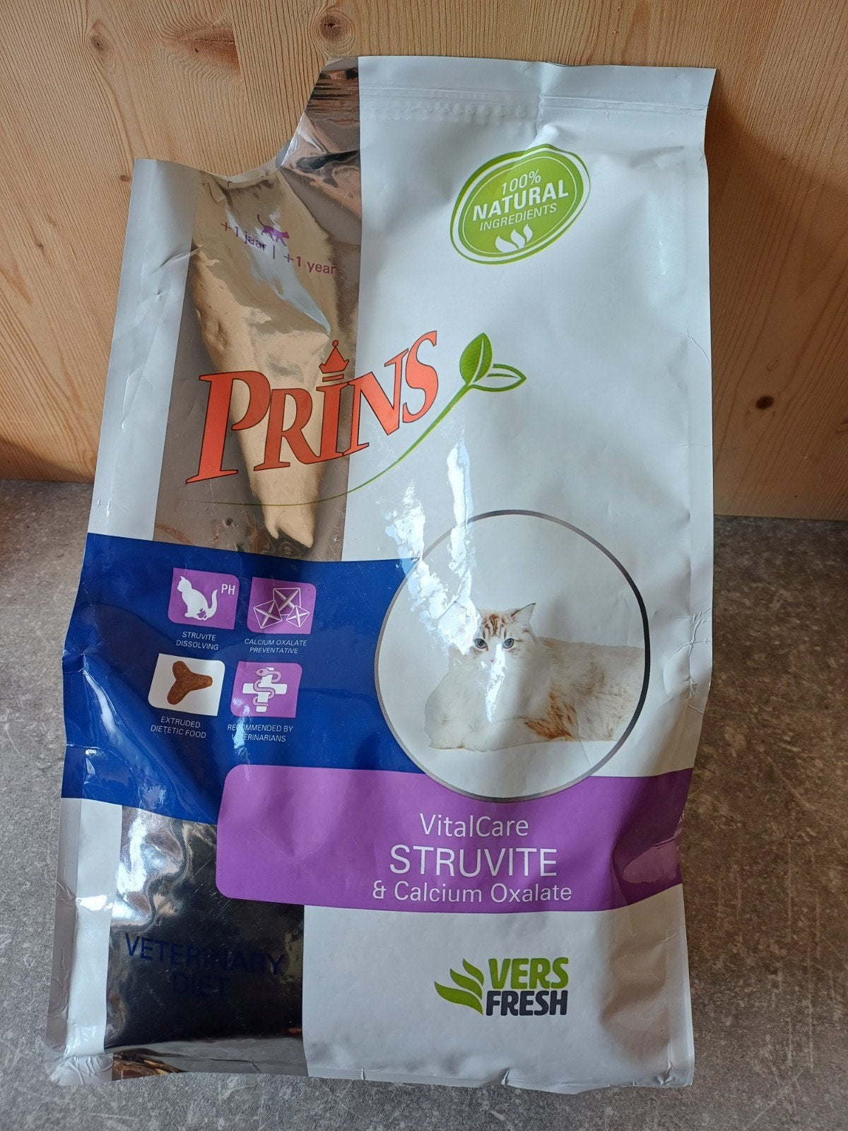 Prins Veterinary Diet Vitalcare Struviet Calciumoxalate, 5KG, Dieren en Toebehoren, Ophalen of Verzenden, Kat