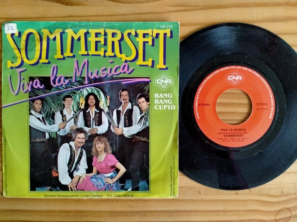 Single   -   Sommerset   -   Viva la musica   -   1981, 7 inch, Ophalen of Verzenden, Zo goed als nieuw, Pop