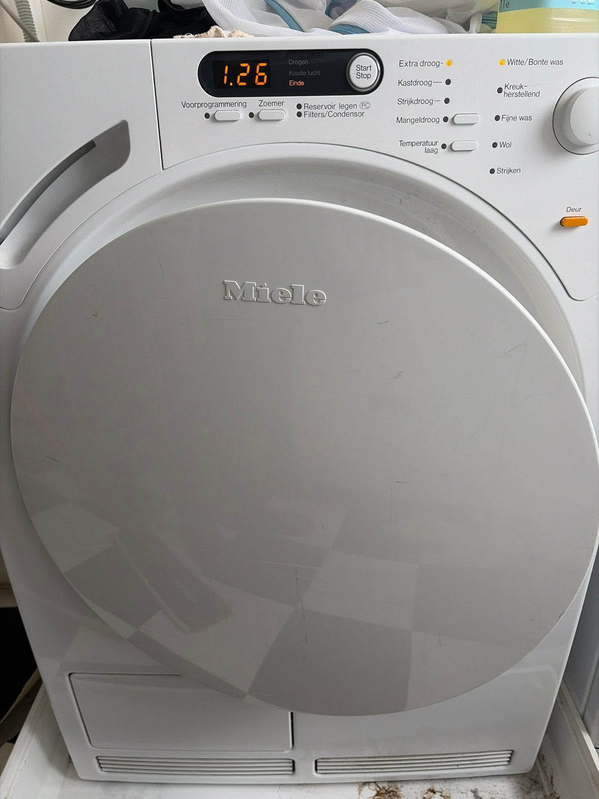 Miele T 7744 C SoftCare System Condensdroger, Witgoed en Apparatuur, 6 tot 8 kg, Gebruikt, Ophalen of Verzenden, Voorlader