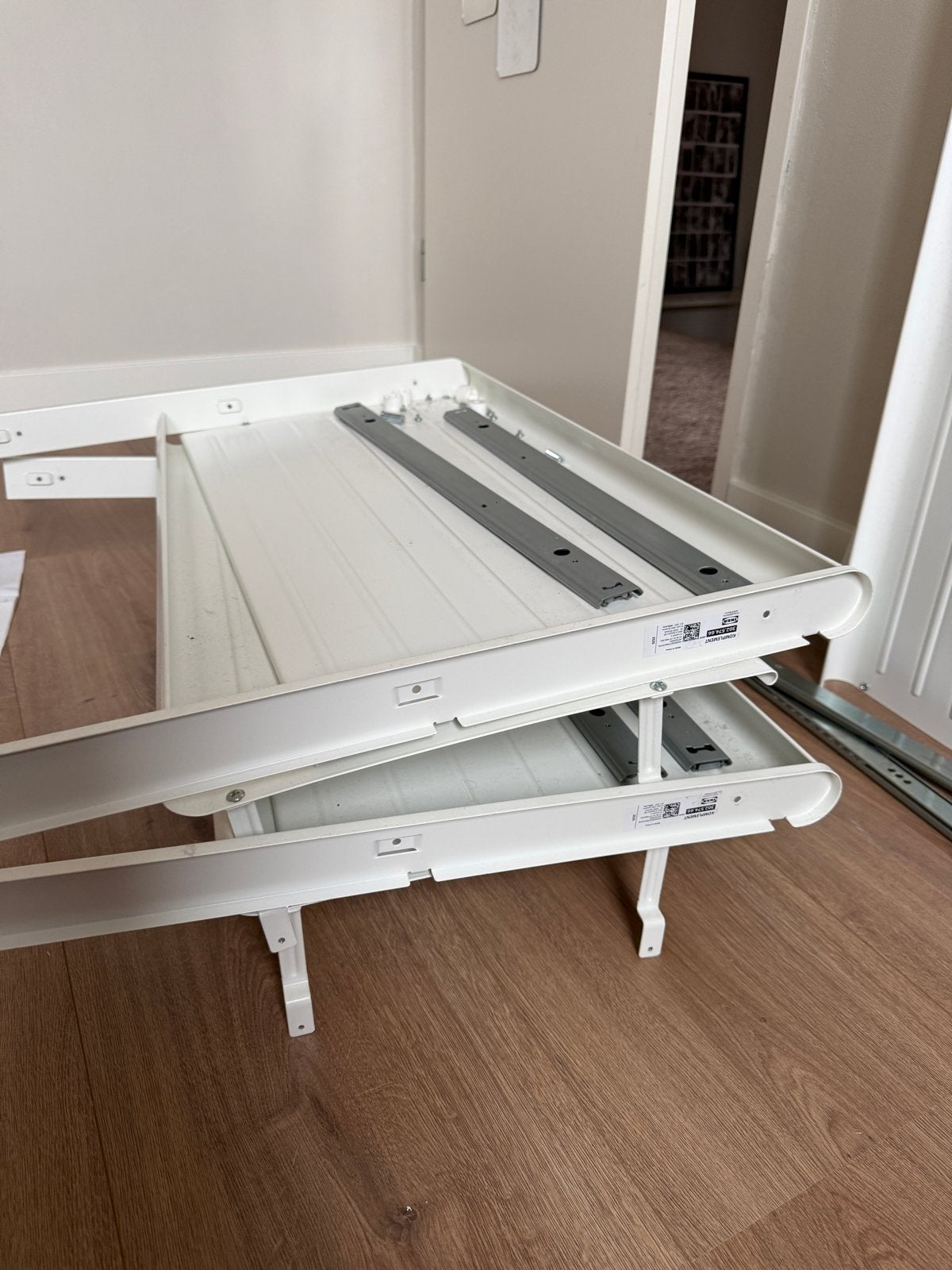 2x Uittrekbaar schoenenrek voor IKEA PAX kast 75 cm, Ophalen, Gebruikt