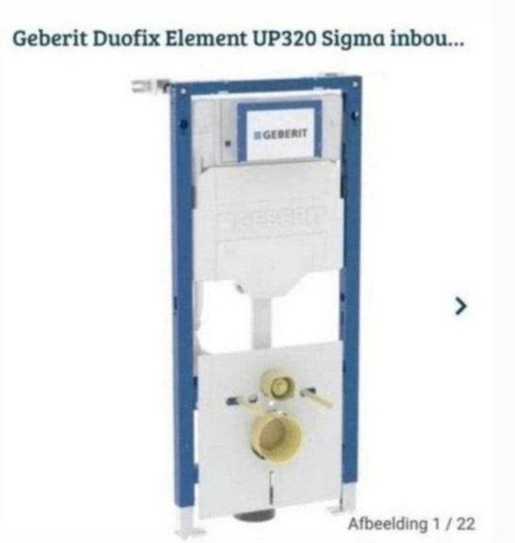 up320 inbouwframe Nieuw met toiletpack Nieuw, Ophalen, Nieuw, Toilet
