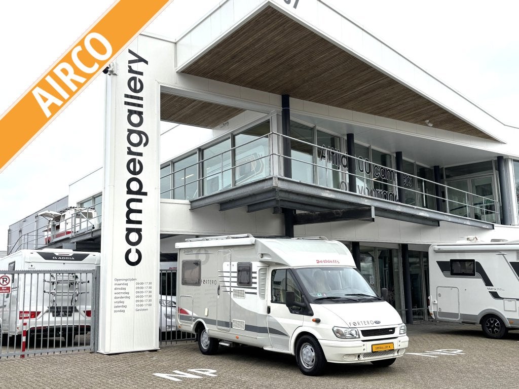 Dethleffs Fortero 5975 DWARSBED MOTORAIRCO TREKHAAK, Standaard zit, Ringverwarming, Tot en met 2, Bedrijf