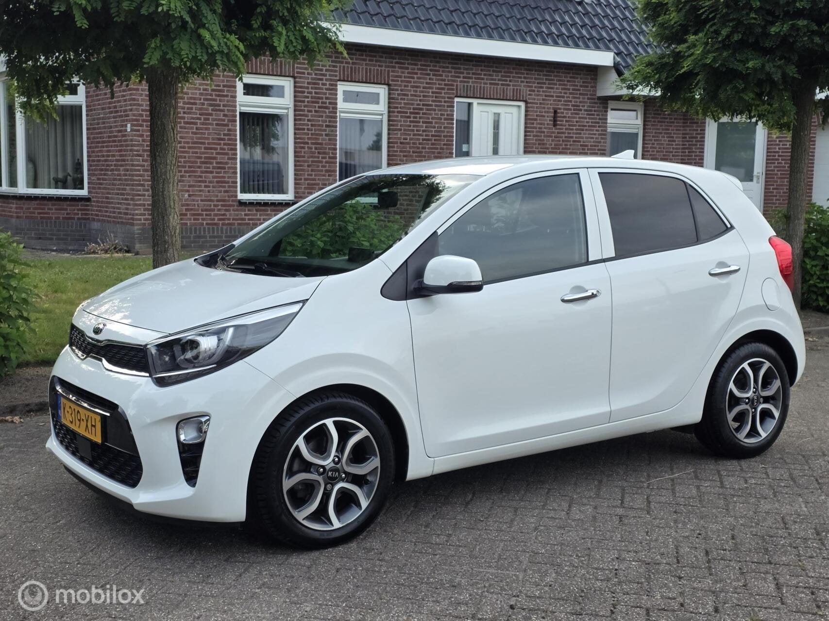 Kia Picanto 1.0 DPi DynamicPlusLine/carplay/nav/camera, Stof, Gebruikt, 4 stoelen, Origineel Nederlands