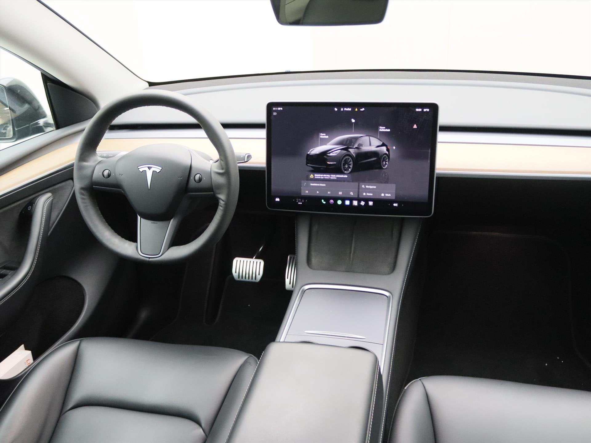 Tesla Model Y Long Range AWD 75kWh 351pk 90.8% SoH [ AMD RYZ, Auto's, Tesla, Automaat, Gebruikt, Zwart, Zwart