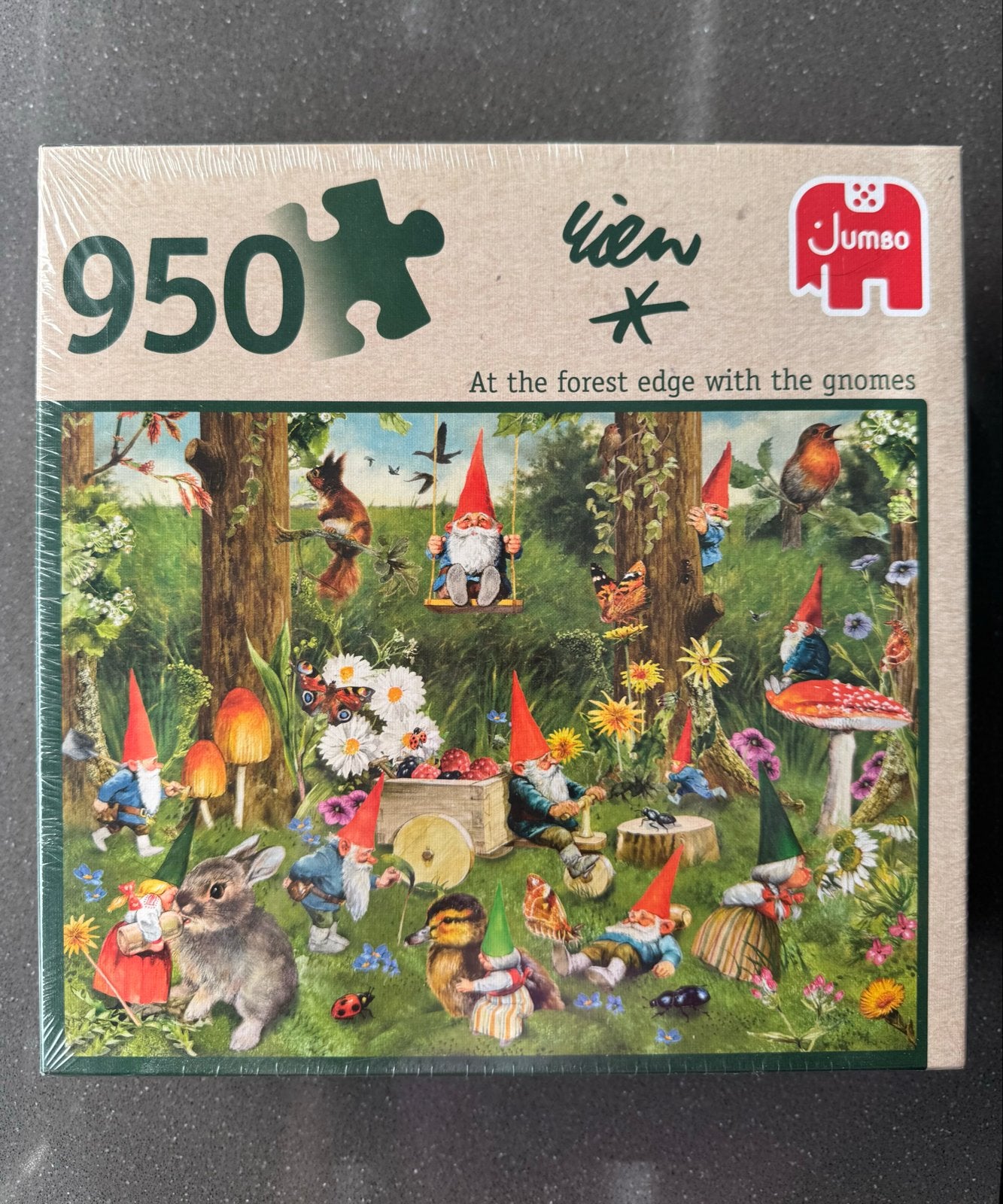 Jumbo Legpuzzel 950 stukjes - Rien Poortvliet, Ophalen of Verzenden, 500 t/m 1500 stukjes, Nieuw, Legpuzzel