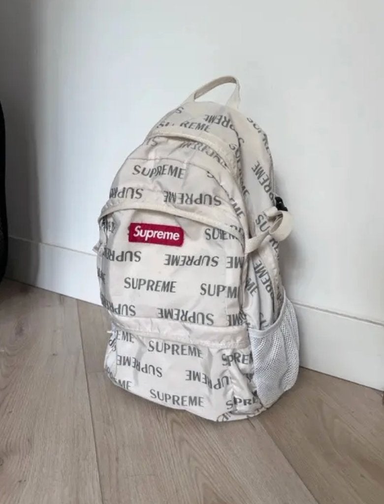 FW16 Supreme 3M Reflective Repeat Backpack Bag, Sieraden, Tassen en Uiterlijk, Tassen | Schoudertassen, Ophalen of Verzenden, Zo goed als nieuw