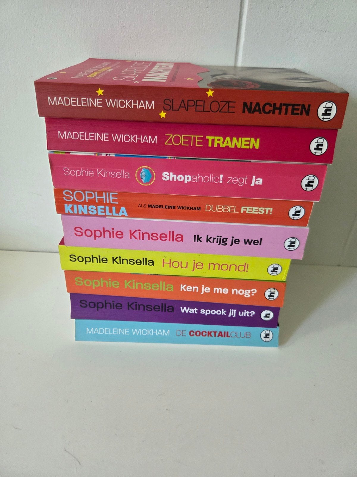 Sophie Kinsella 9 boeken voor € 5.00, Ophalen of Verzenden, Zo goed als nieuw