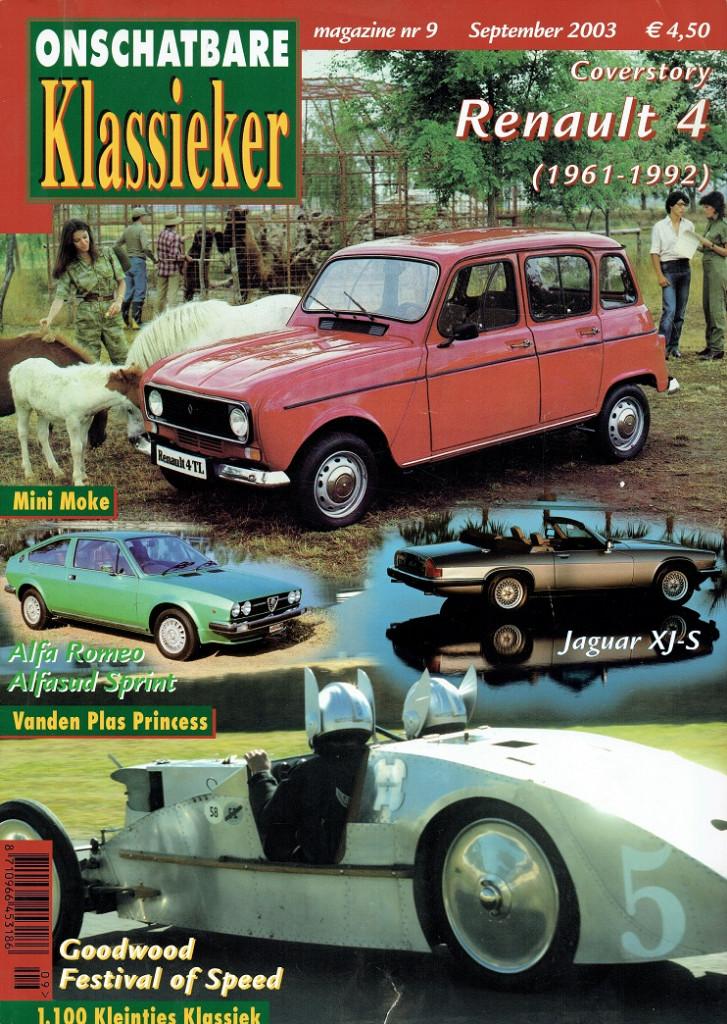 Onschatbare Klassieker 2003 nr. 9 (o.a. Renault 4), Verzenden, Gelezen, Algemeen