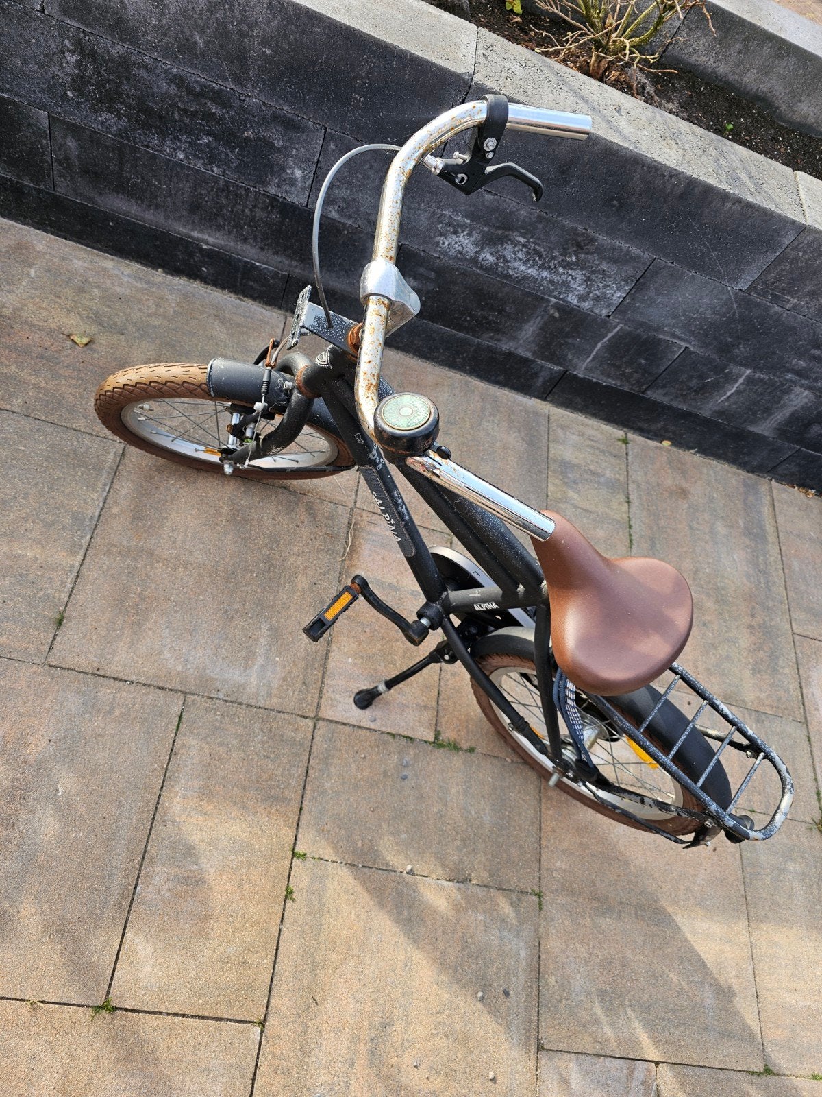 Jongens fiets, Terugtraprem, Gebruikt, Heren, 16 tot 18 inch