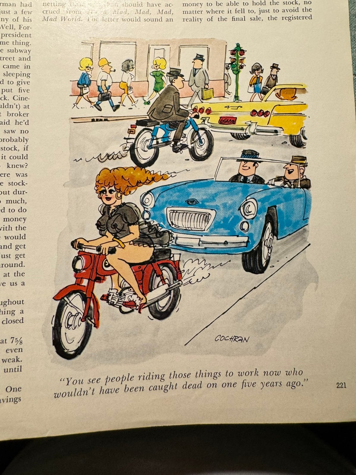 Spotprent met Honda S90, Verzenden, Zo goed als nieuw, Motoren