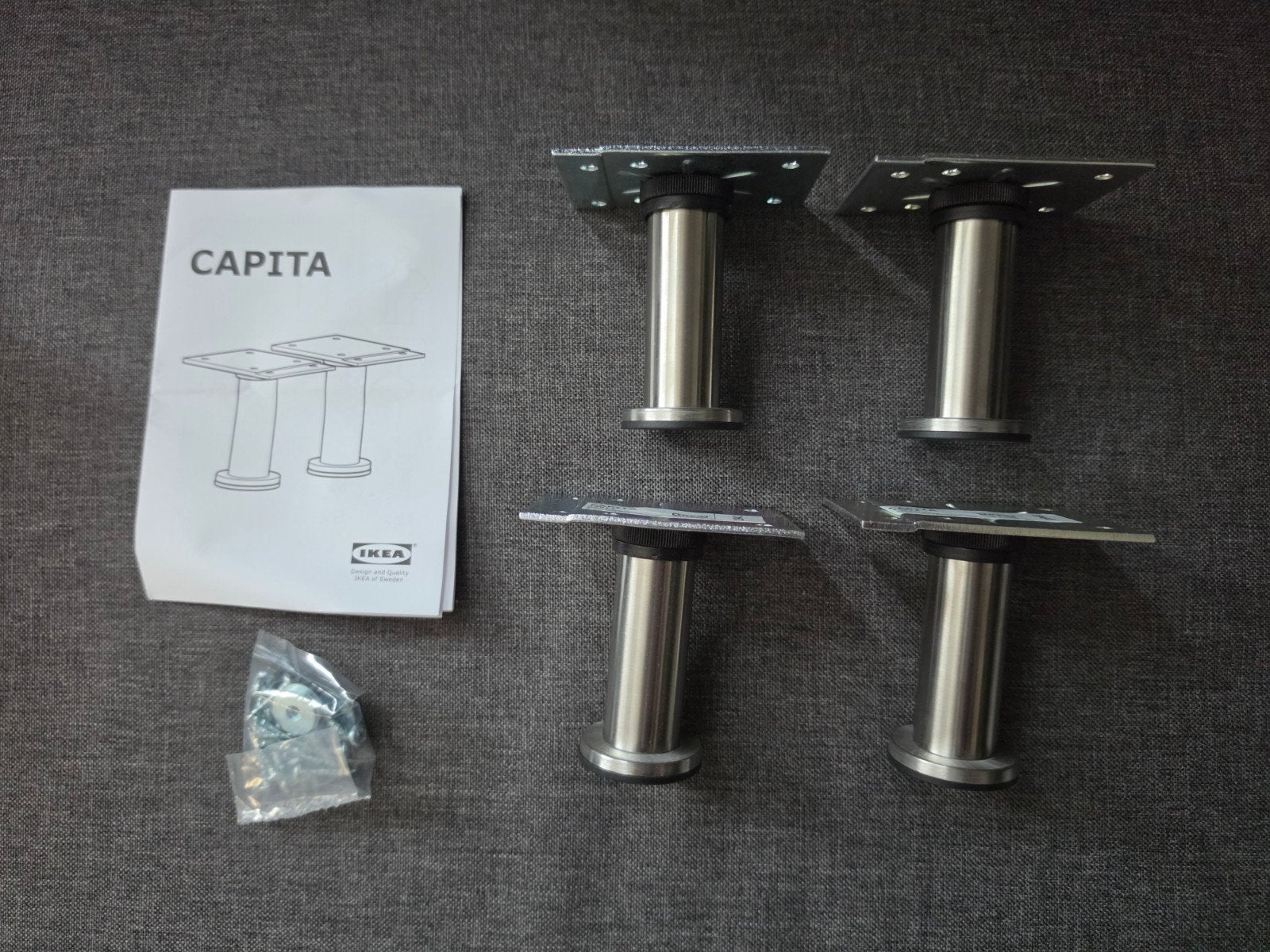 Ikea Capita Poot 4x zonder doos, Ophalen, Nieuw