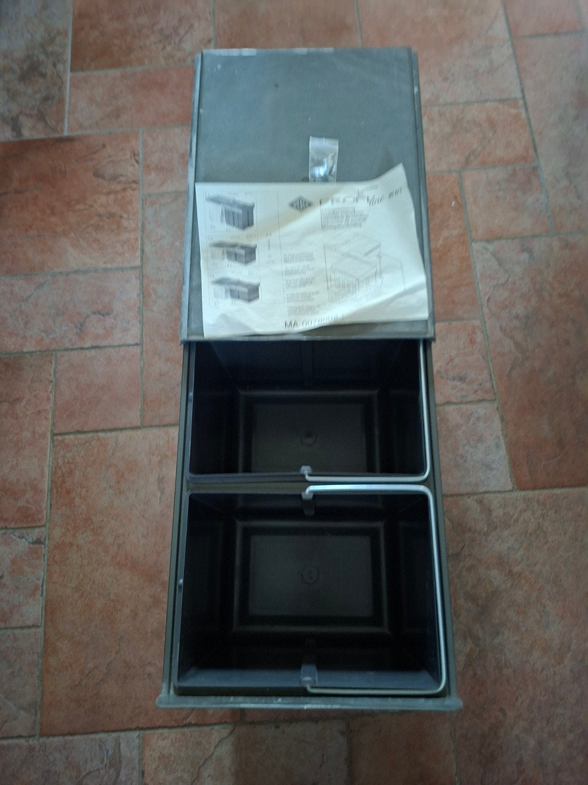 Afvalscheider inbouw 2x10 liter - Wesco ProfiLine 40 DT, Kunststof, Nieuw, Ophalen of Verzenden, 5 – 50
