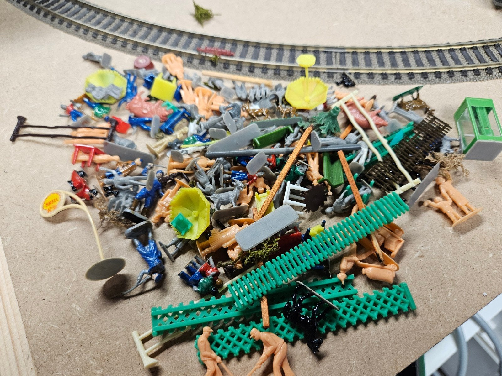 Diverse poppetjes en accessoires voor treinbaan, Hobby en Vrije tijd, Ophalen of Verzenden, Gebruikt, Overige typen