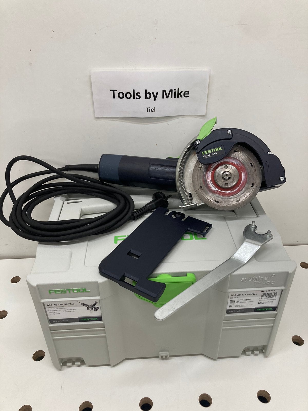 Festool dsc-ag 125 FH slijper, Ophalen, Gebruikt, 1000 watt of meer, Haakse handslijpmachine
