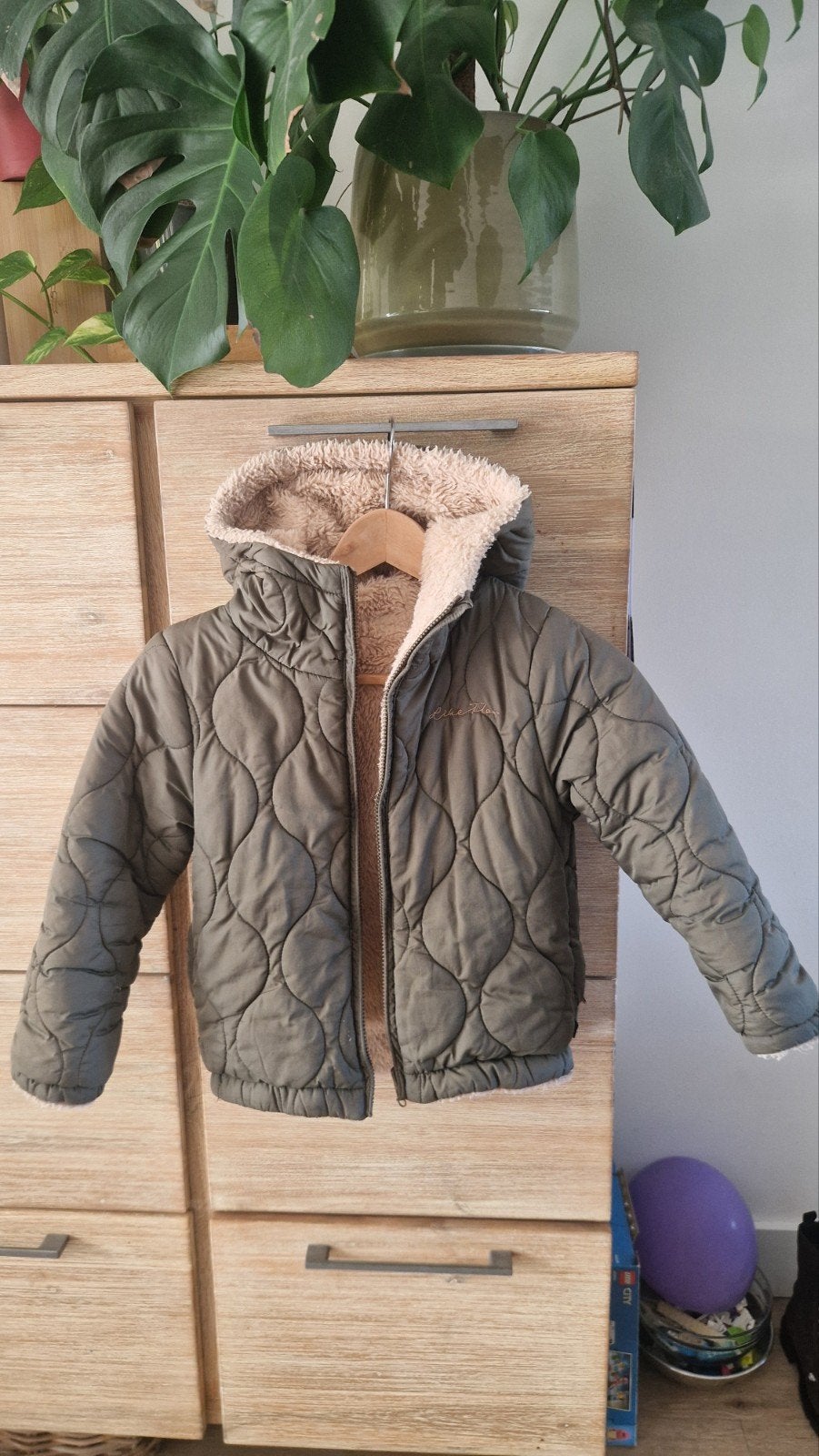 Reversible winterjas Like Flo maat 122/128 - Heerlijk warm, Meisje, Ophalen of Verzenden, Zo goed als nieuw, FLO