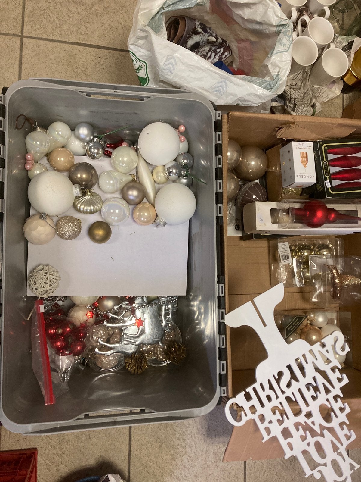 Gratis kerstspullen, Ophalen, Gebruikt