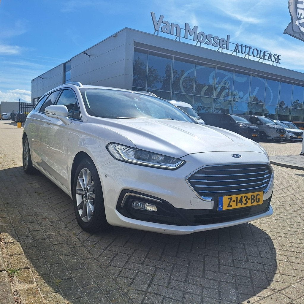 Ford Mondeo Wagon 2.0 IVCT HEV Titanium | Hybrid | Adaptive, Auto's, Ford, Gebruikt, 4 cilinders, Leder, Hybride Elektrisch/Benzine