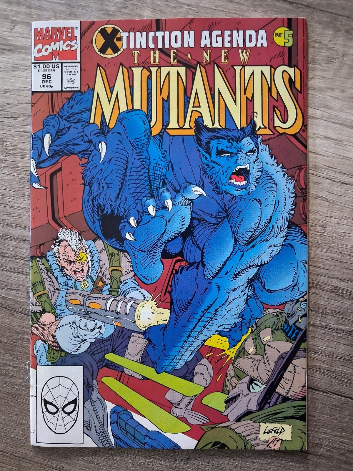 Marvel Comics The New Mutants #96 Extinction Agenda, Eén comic, Ophalen of Verzenden, Gelezen, Amerika