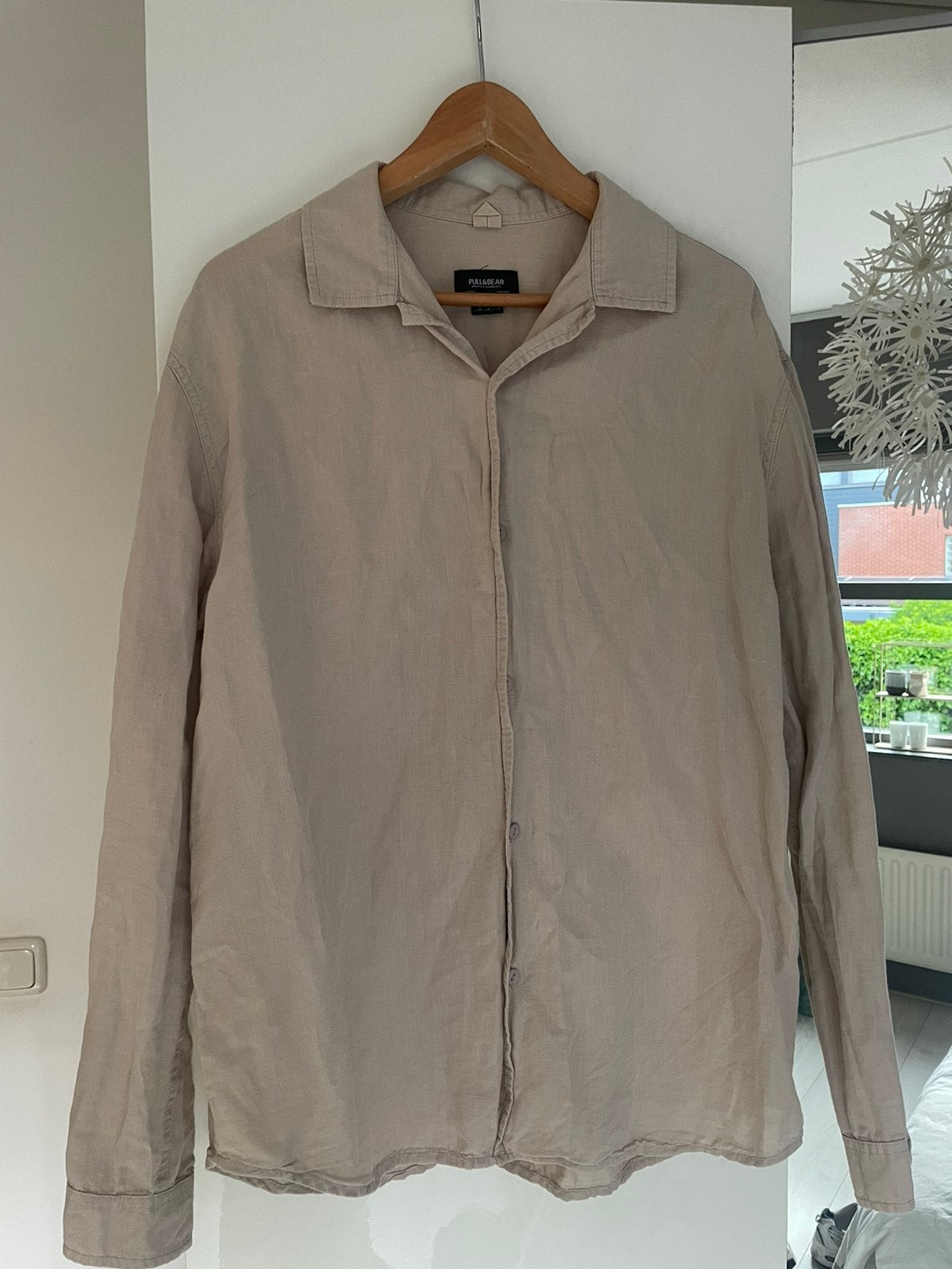 Blouse Pull & Bear, Ophalen of Verzenden, Zo goed als nieuw, Maat 38/40 (M), Beige