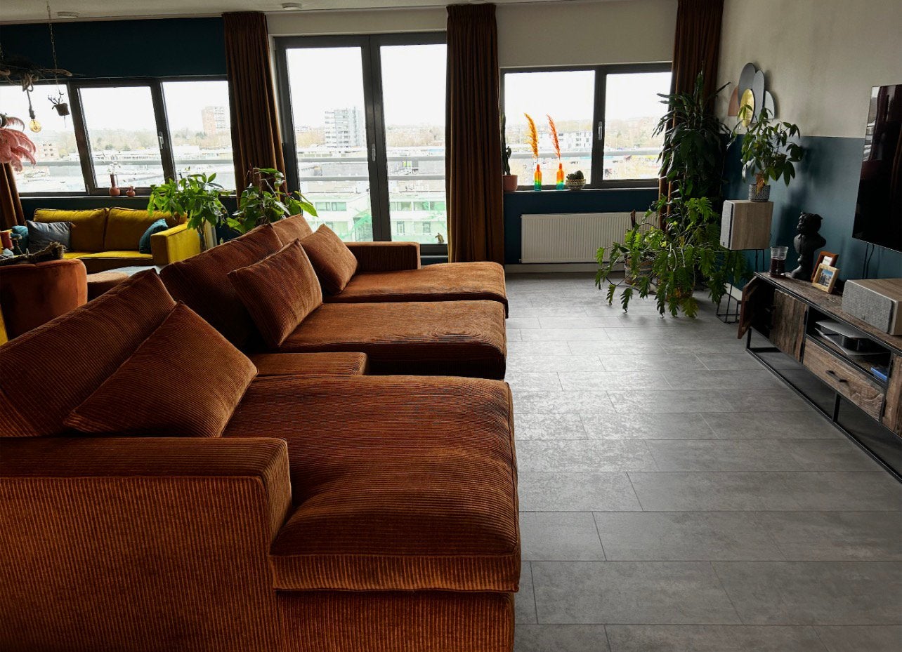 Grote loungebank Annabelle Lazy Lounge8, Ophalen of Verzenden, Gebruikt, Vierpersoons of meer