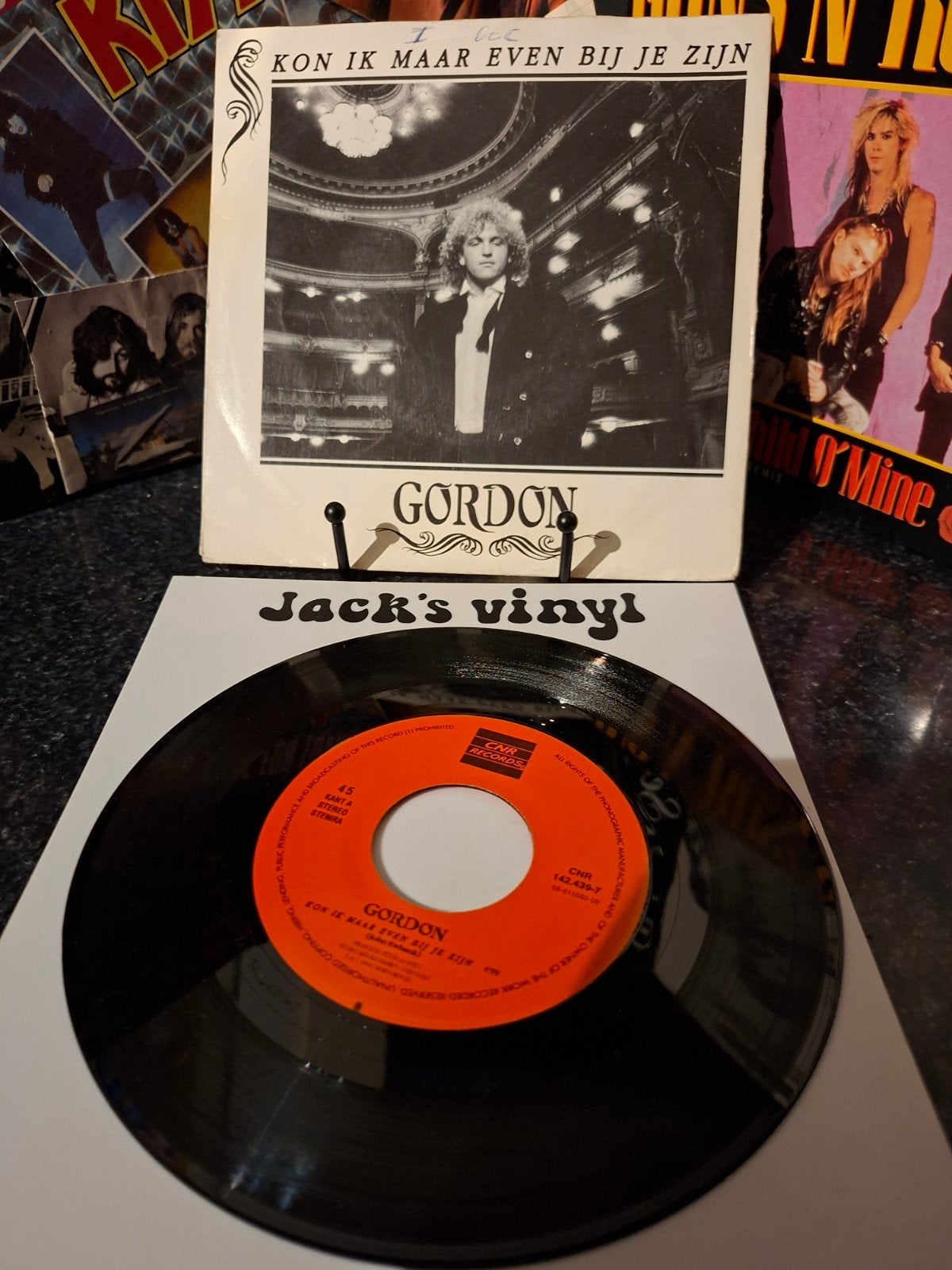 Gordon - Kon Ik Maar Even Bij Je Zijn (Vinyl Single)1991, Cd's en Dvd's, Ophalen of Verzenden, Gebruikt, 7 inch, Overige typen