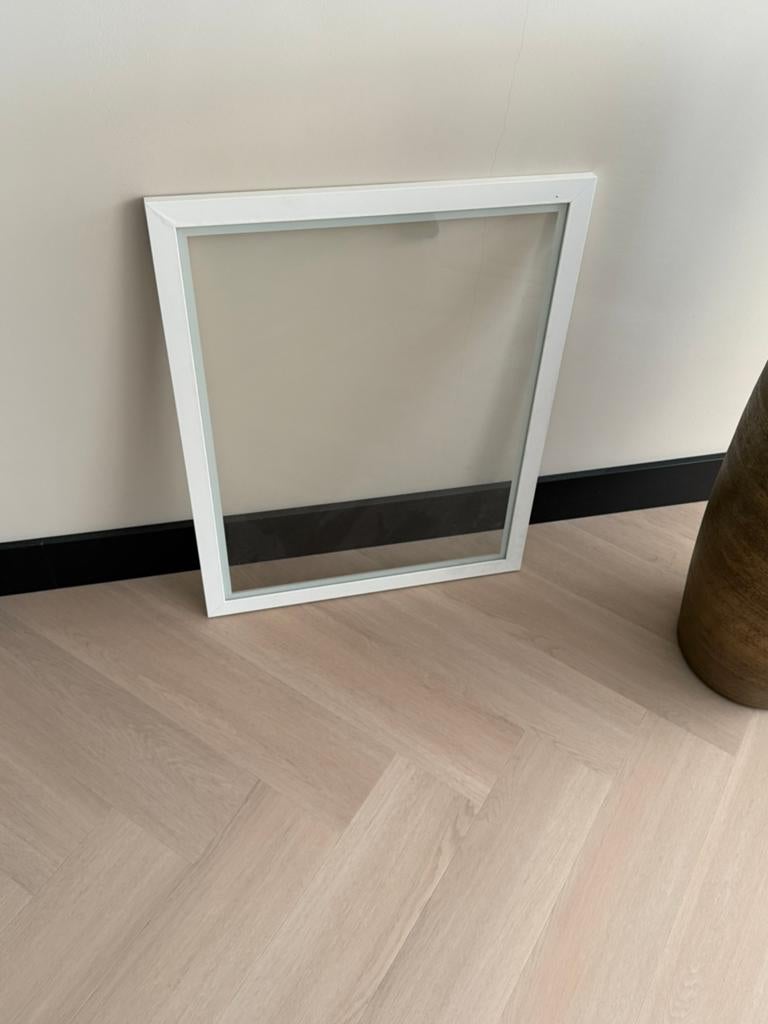 IKEA Pax / komplement glasplaat wit 75x58cm, Ophalen, 50 tot 100 cm, Zo goed als nieuw, Minder dan 100 cm