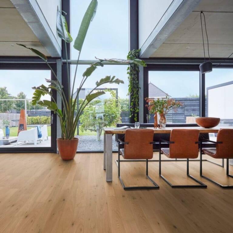 Lamel Parket Reseda Rustiek naturel 5102 - vooraf geoiled, Parket, Lamel parket natuur eiken - vooraf geolied, Bruin, 75 m² of meer
