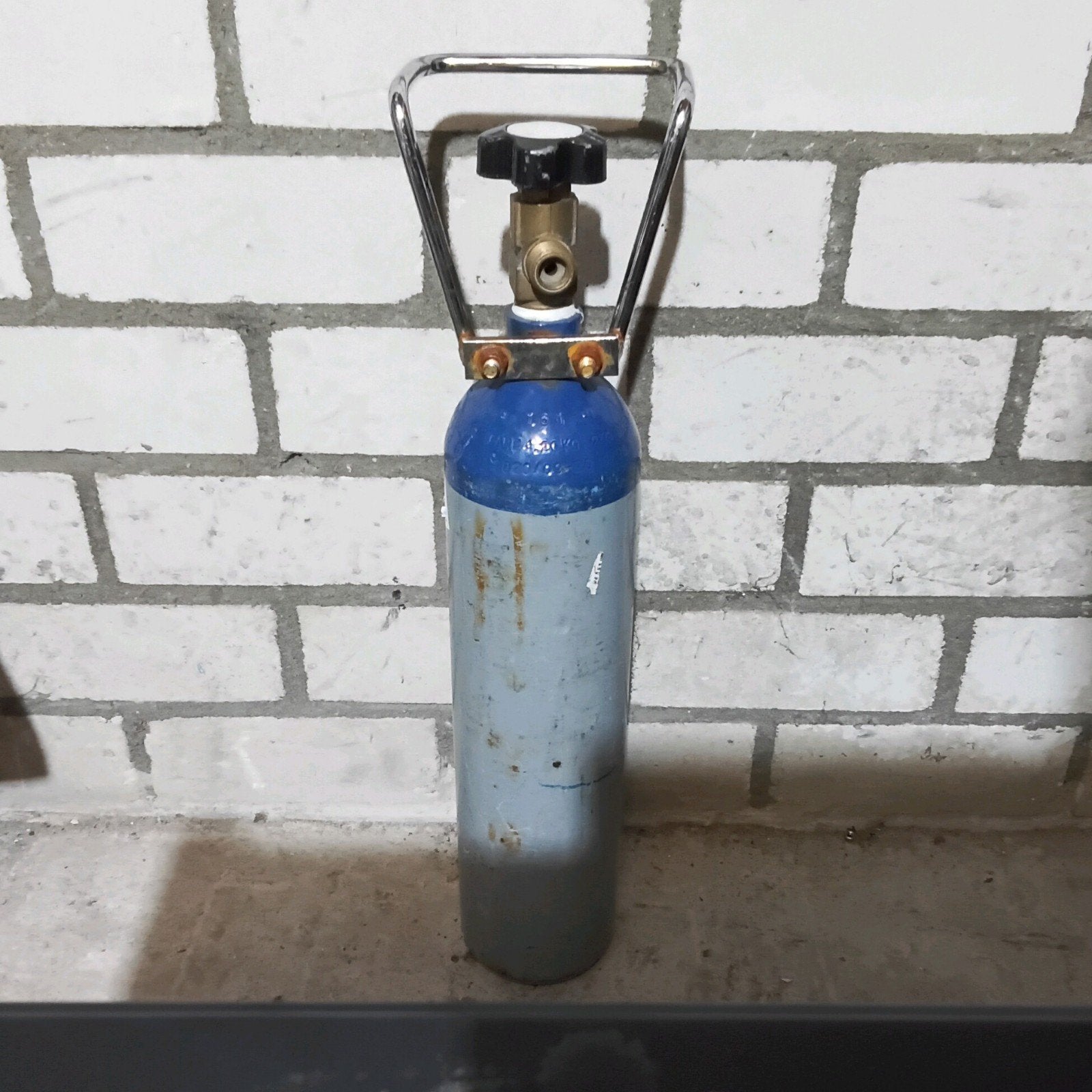5L Argon Menggas Zuurstof Fles Navulbaar voor Klusjes, Ophalen of Verzenden