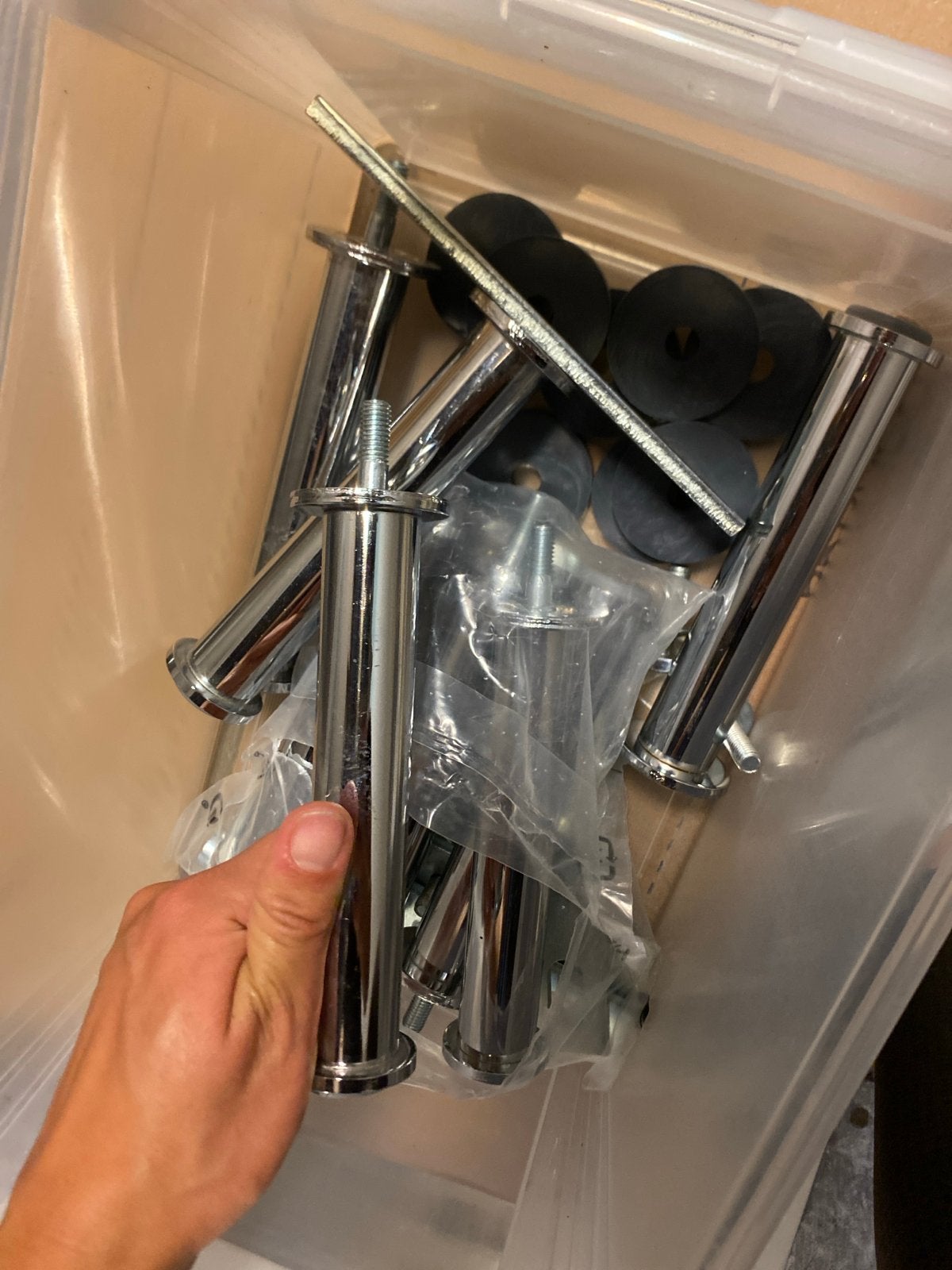 Set van 8 ikea bank poten soderhamn, Ophalen of Verzenden, Zo goed als nieuw
