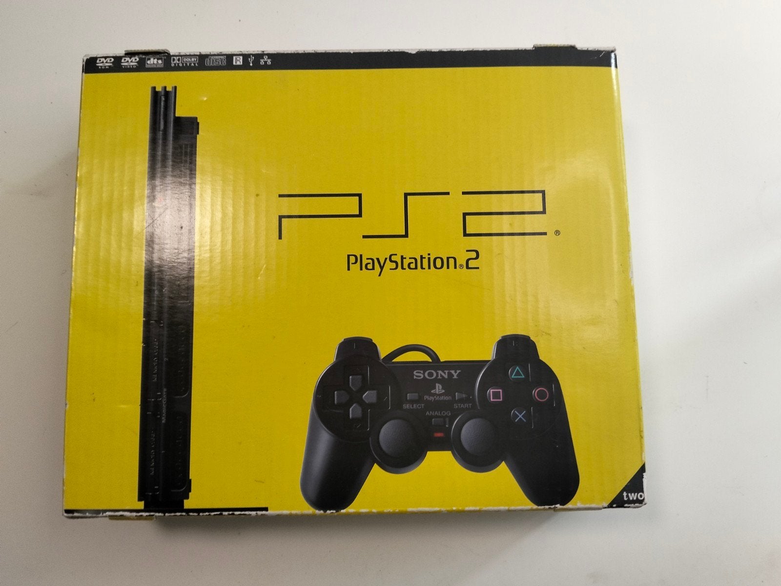 Sony PlayStation 2 Slim (SCPH-77004) met controller, Ophalen of Verzenden, Zo goed als nieuw, Met 1 controller