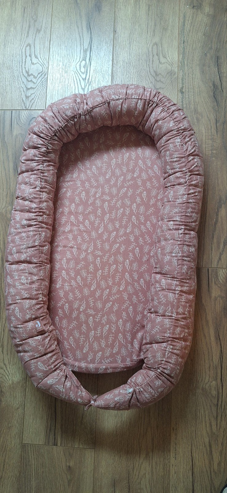 Jollein babynestje roze met blaadjesprint, Ophalen, Zo goed als nieuw, Overige typen