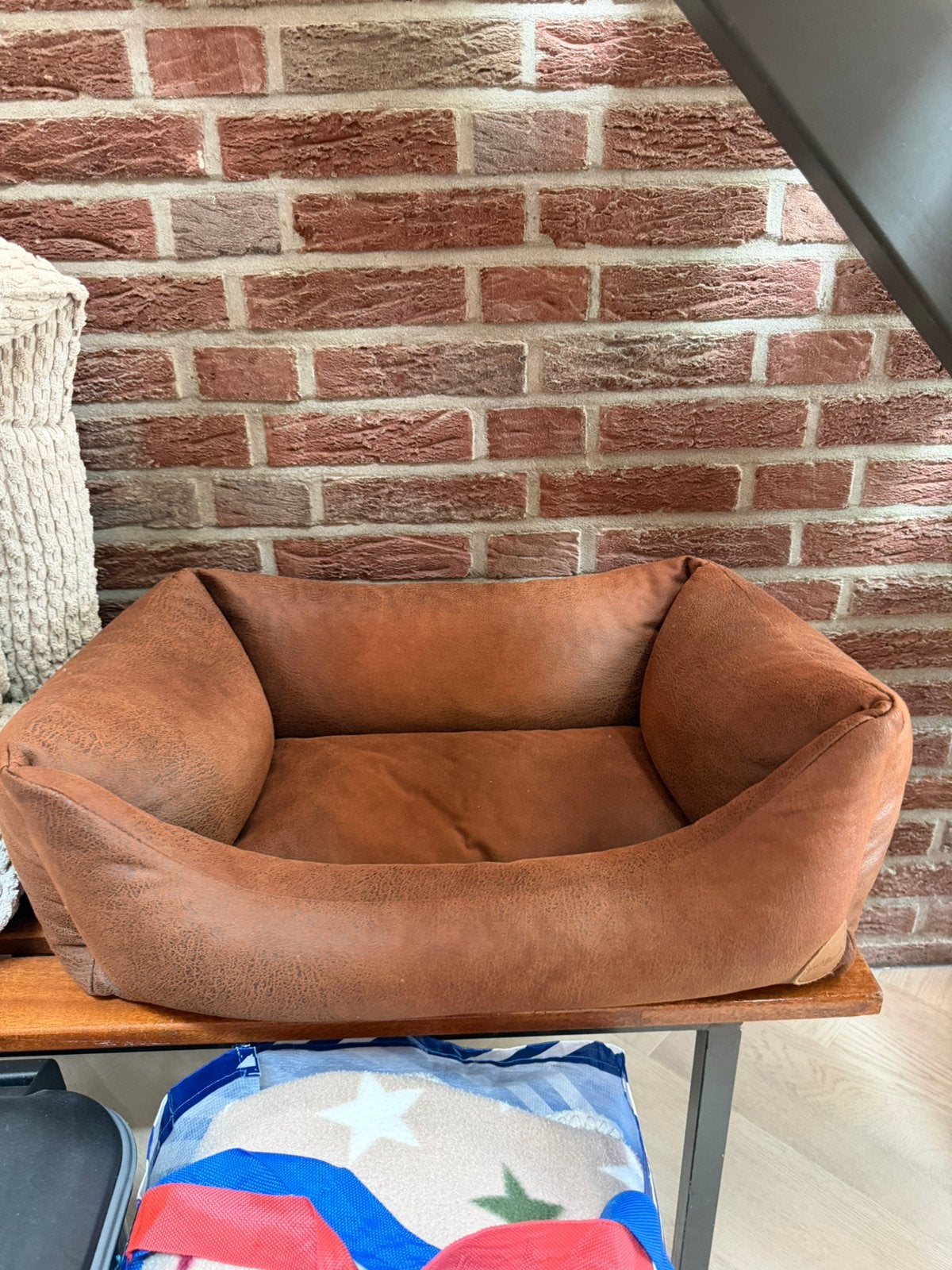 Jack & Vanilla Classy kunstleder hondenmandje, Ophalen of Verzenden, Zo goed als nieuw