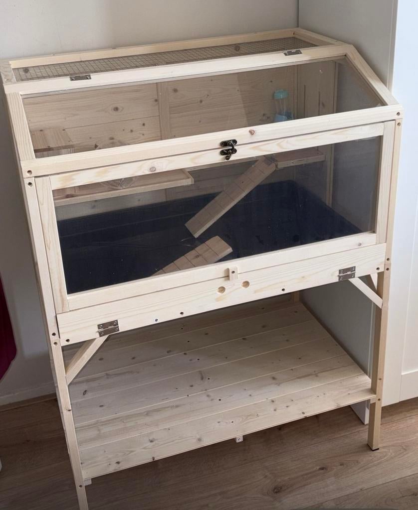 Hamster hok, Minder dan 75 cm, Zo goed als nieuw, Ophalen, Minder dan 60 cm