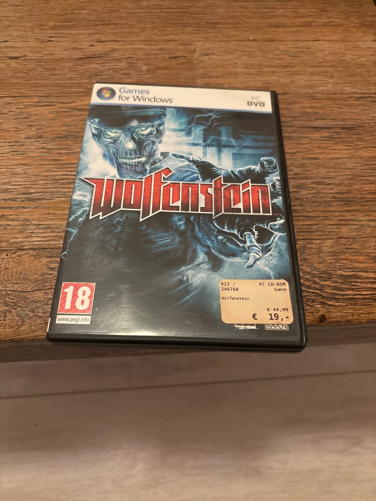 Wolfenstein PC CD-ROM - Actie Shooter Game, Ophalen, Online, Gebruikt, Vanaf 18 jaar