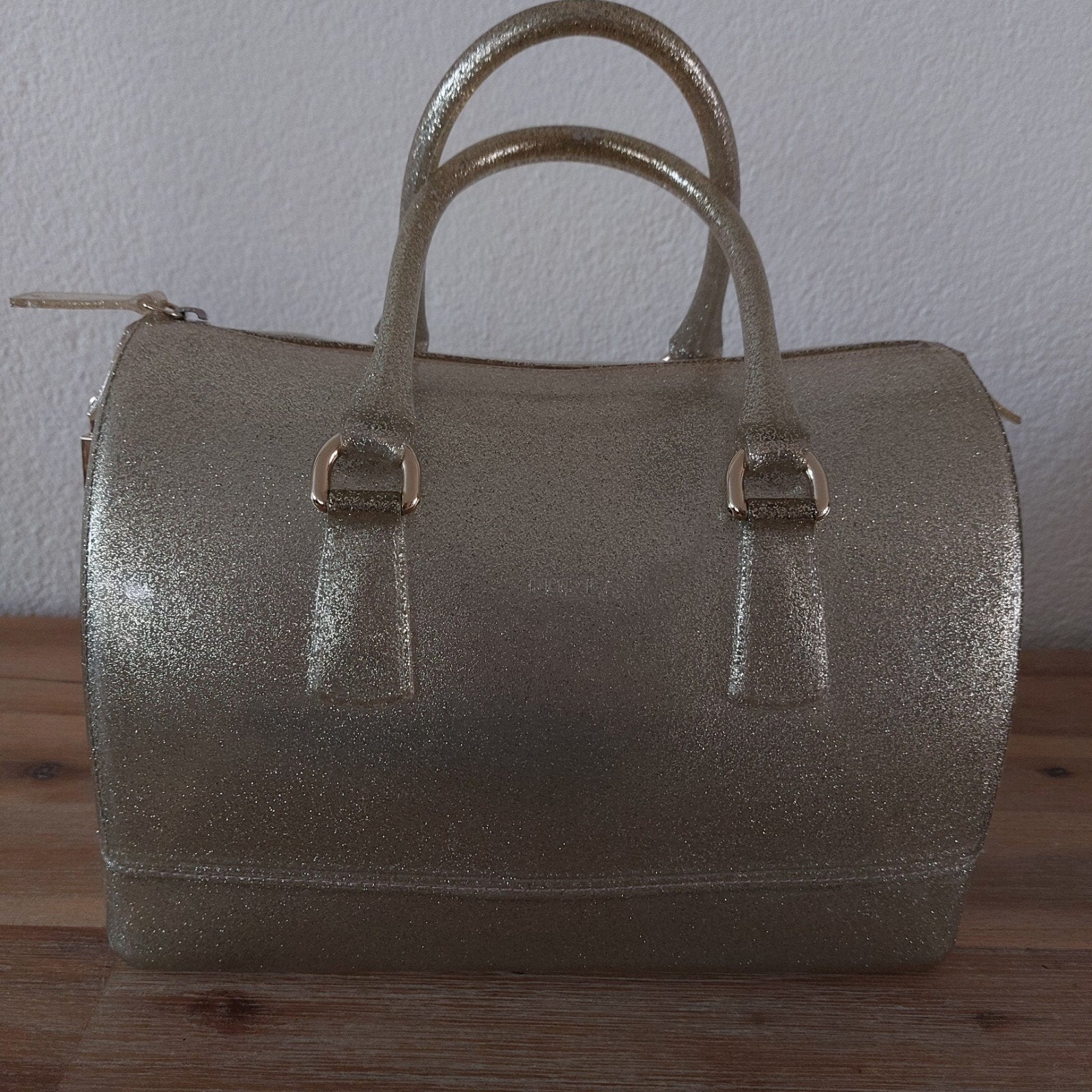 Mooie doorzichtige Furla Tas, Ophalen of Verzenden, Zo goed als nieuw, Handtas