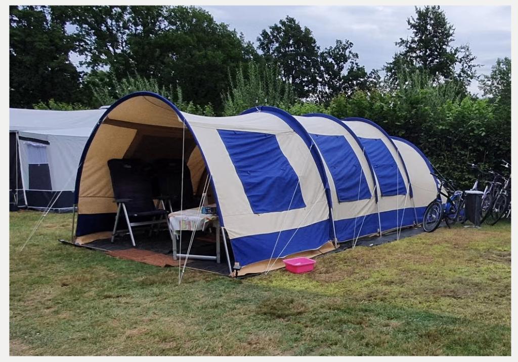 Vrijbuiter Michigan 6 persoons, Caravans en Kamperen, Tenten, Ophalen, Gebruikt, Tot en met 6