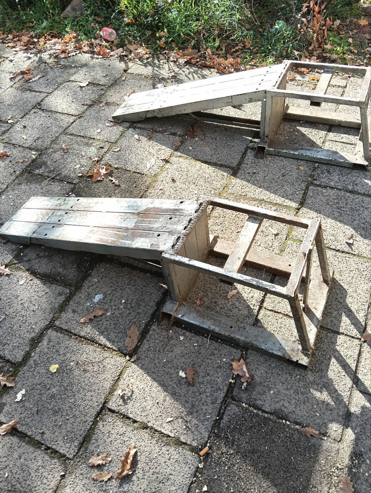 oprij bokken, Ophalen