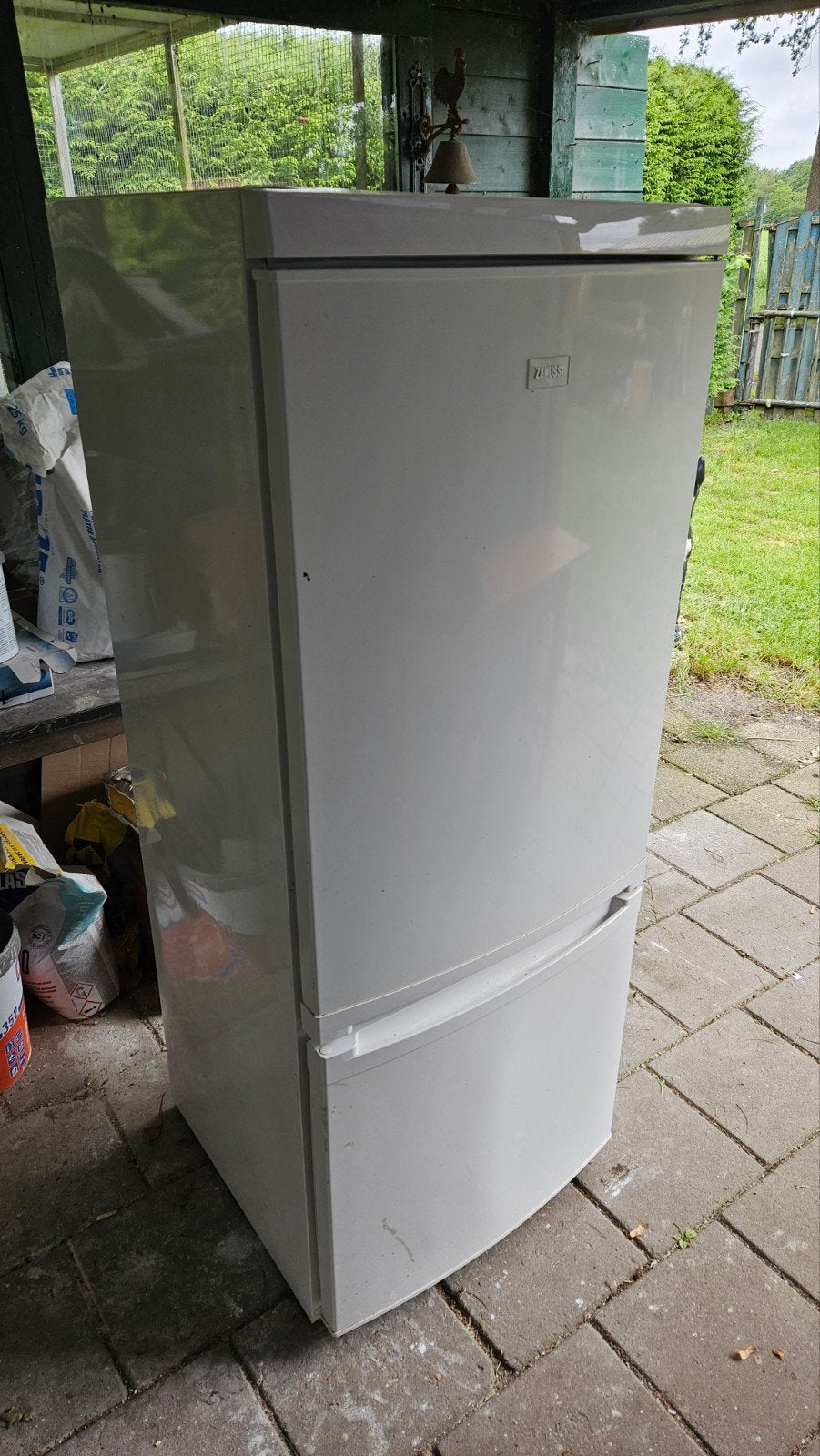 Zanussi koelvries combinatie, Witgoed en Apparatuur, Ophalen, Gebruikt, 200 liter of meer, Met aparte vriezer