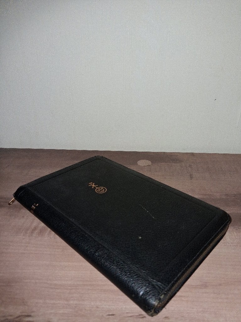 Vintage Bijbel NBG-met ritsband – Jongbloed Zetka, Ophalen of Verzenden