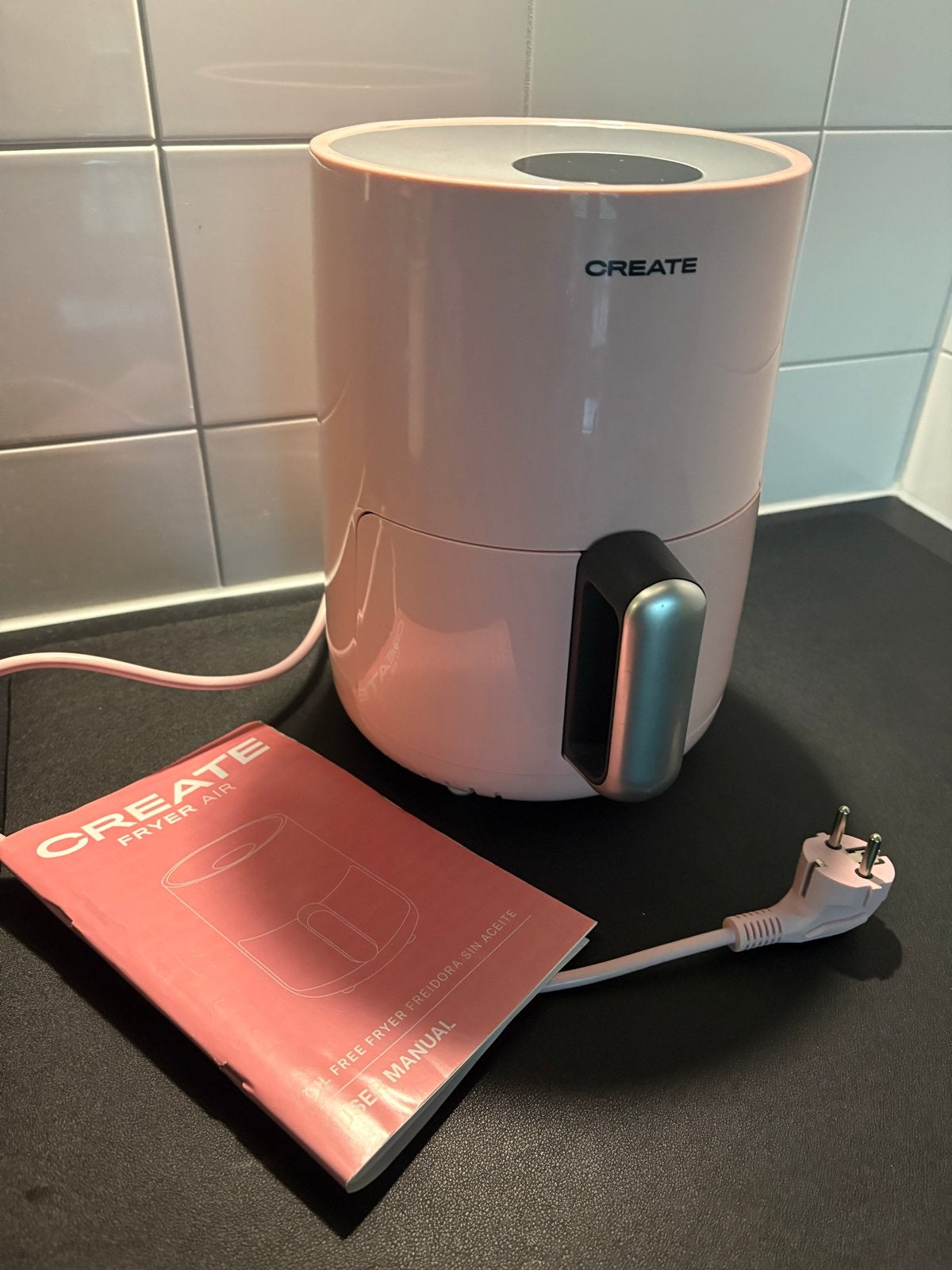 Roze CREATE Fryer Air heteluchtfriteuse, Ophalen, Zo goed als nieuw, Airfryer, Minder dan 750 gram