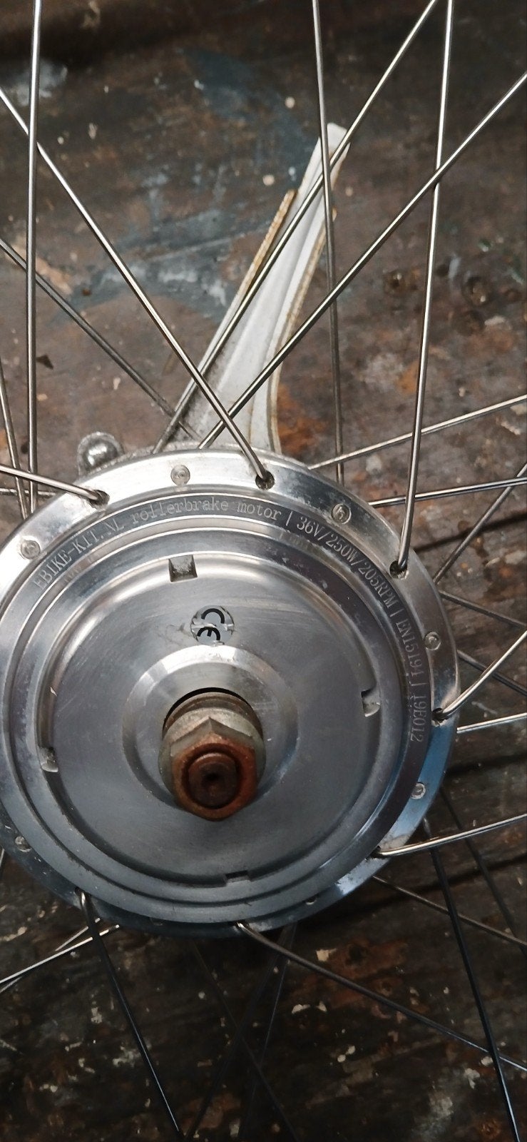 E-Bike kit ombouwset elektrische fiets gebruikt, Ophalen, Gebruikt